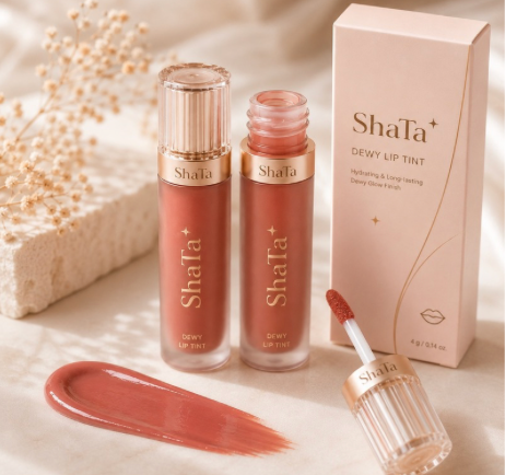 ShaTa dewy lip tint with applicator